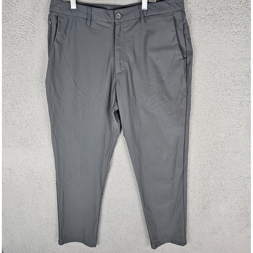 SKYR Tricot Dynasty Pants Mens 34x30 Slim Fit Performance Golf Gray